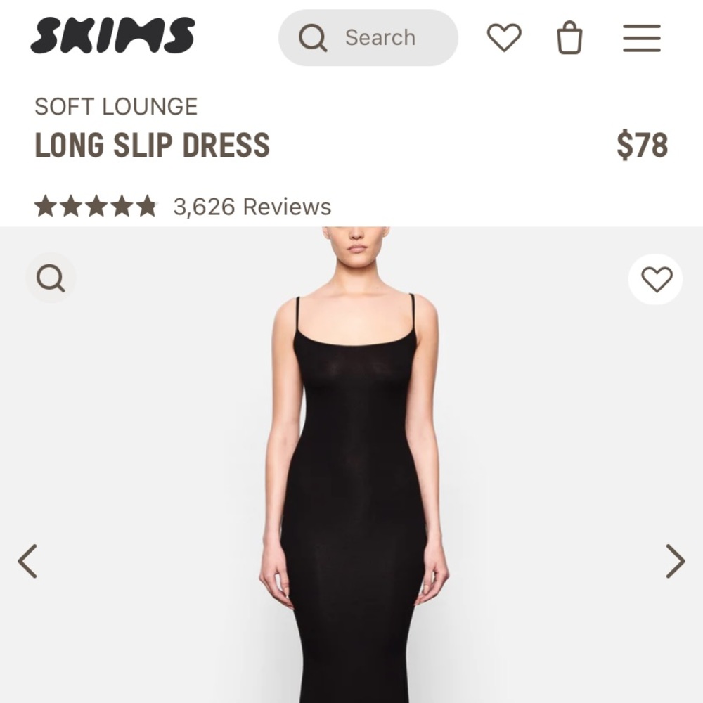 NWOT Skims Dress